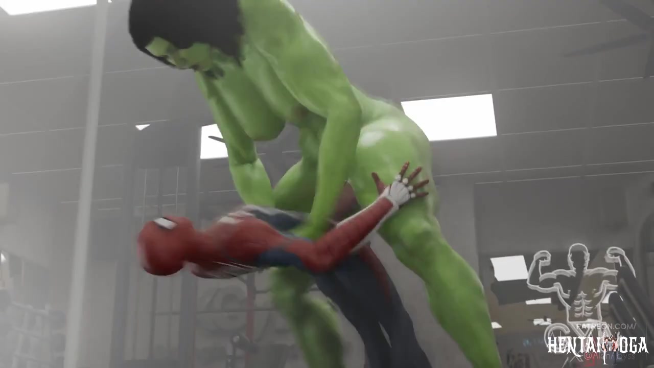 Spider-man getting used by She Hulk