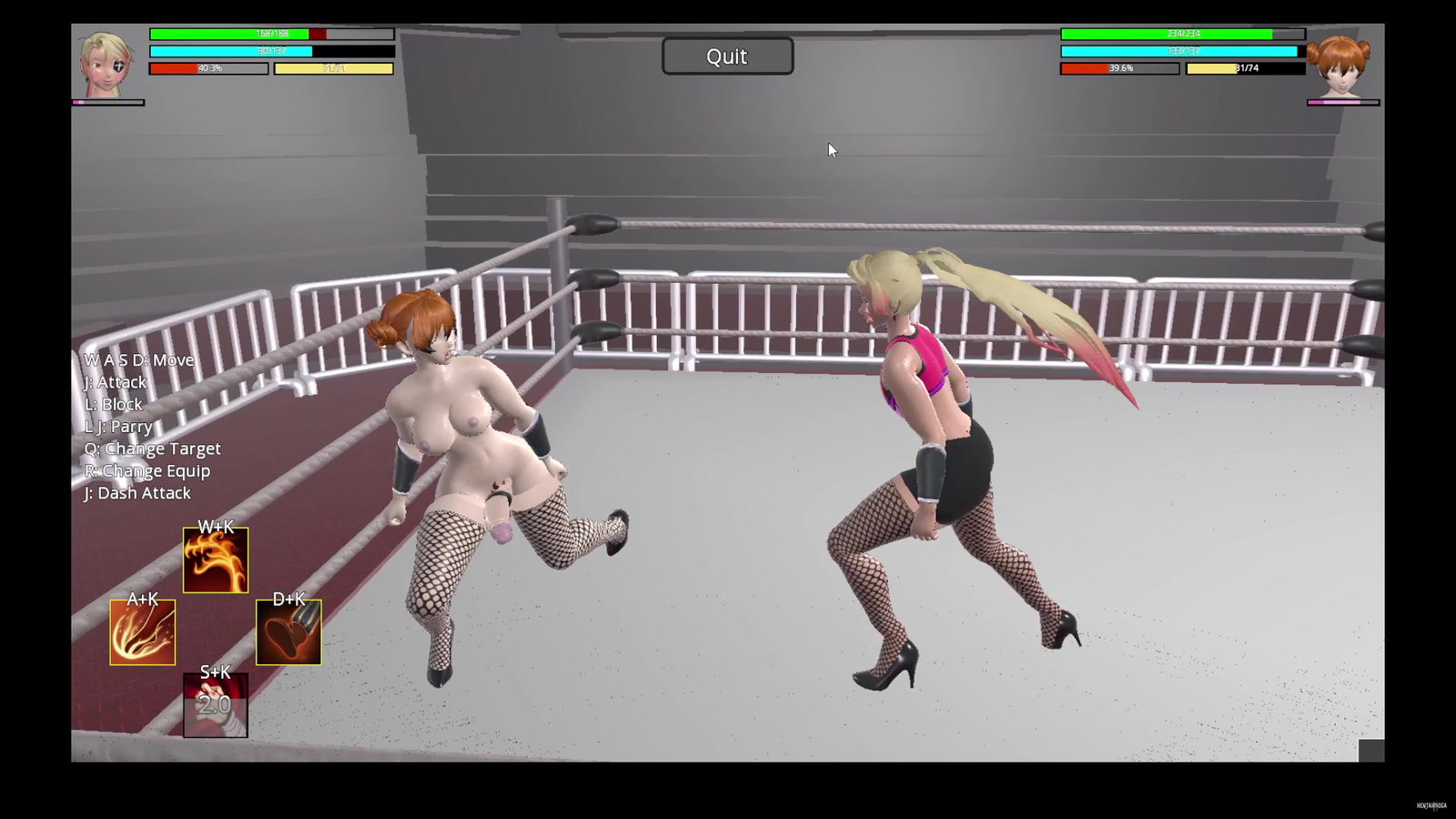 SSFL: Chun li vs Kairi (showing the ropes) - hentai porn - Hentai Video