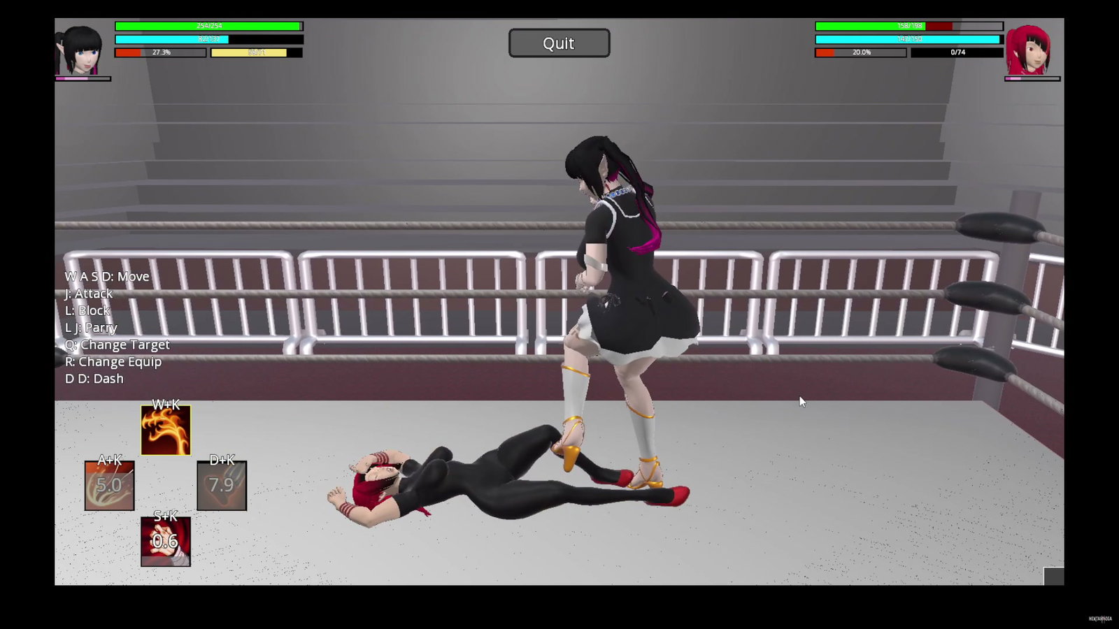 SSFL: Nepenthes vs Nancy (showing the ropes) - hentai porn - Hentai Video