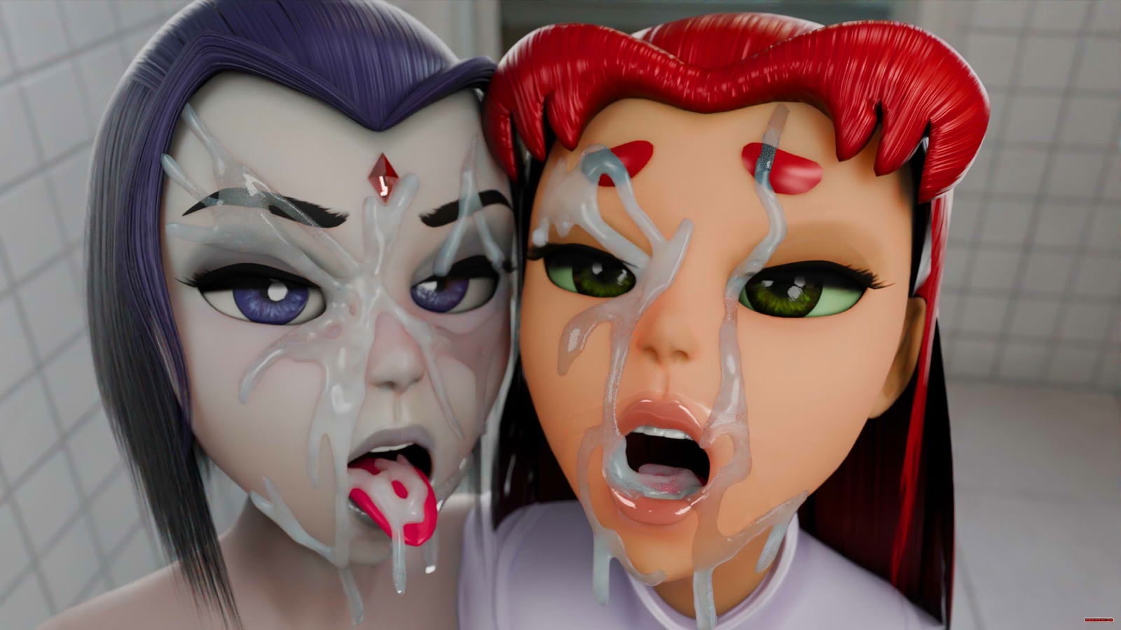 starfire sucking dick - hentai porn - Hentai Video