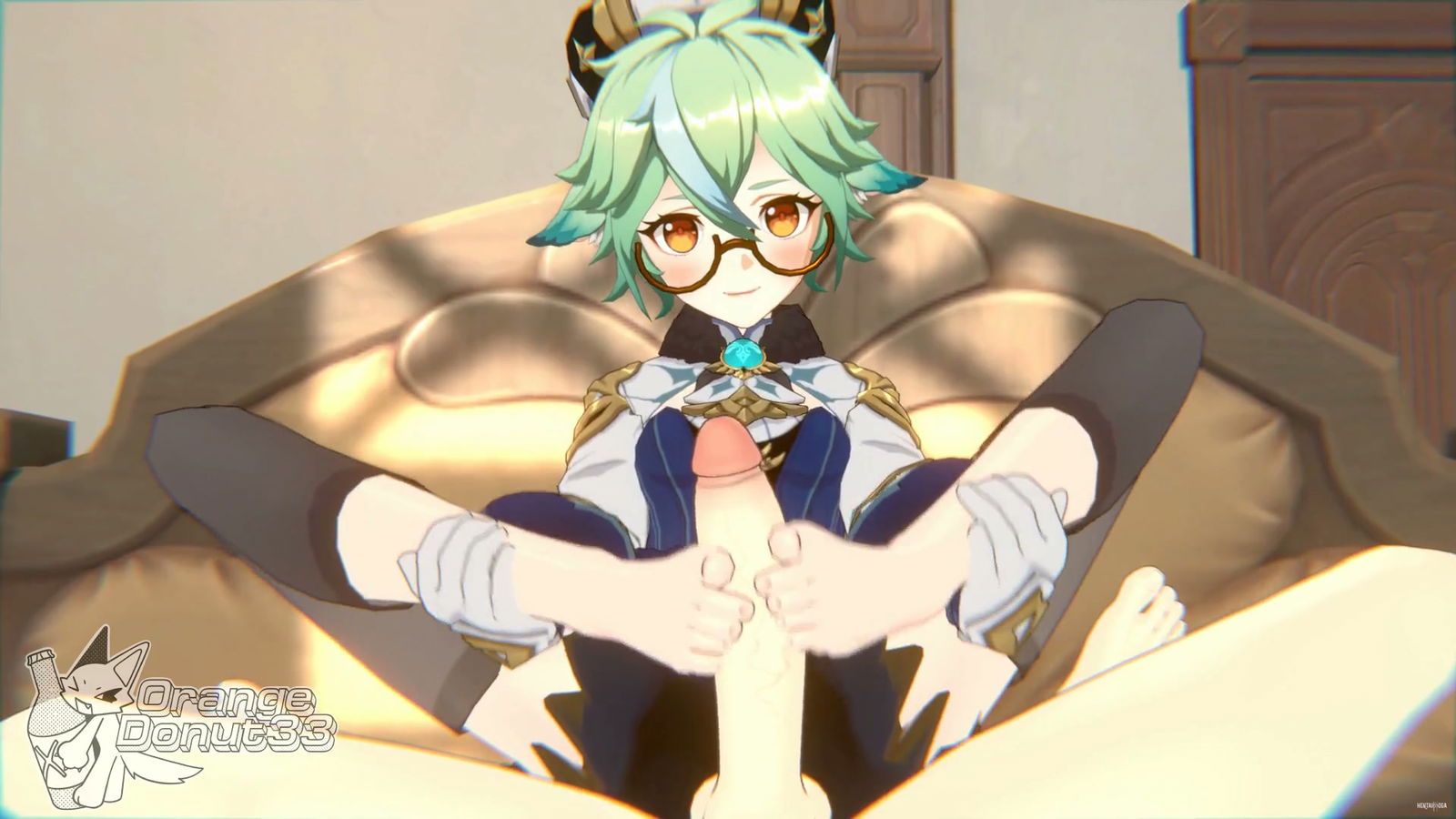 Sucrose Footjob - hentai porn - Hentai Video