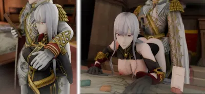 Tactics meeting with Selvaria Bles - hentai porn - Hentai Video