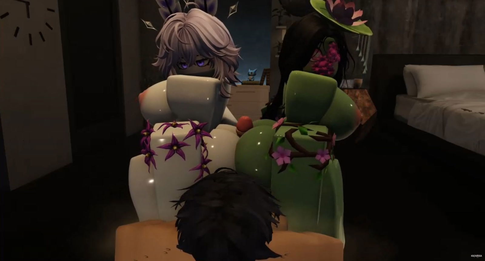 Cuidando das flores - porn hentai - Vídeo Hentai