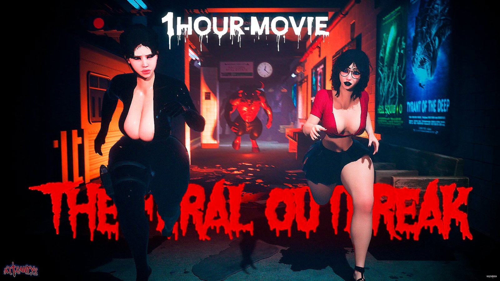 La película completa «The Feral Outbreak», de Attlantys - hentai porno - Video Hentai
