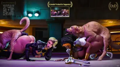 The Frost-Domina Team Up! - Public - hentai porn - Hentai Video