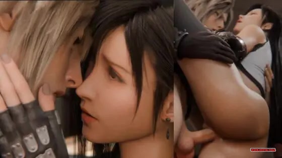 Tifa & Cloud: The Star of Seventh Heaven (Aries Possession)(4K) - hentai porn - Hentai Video