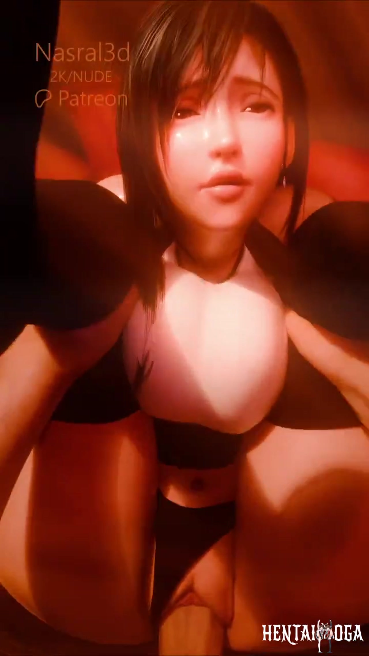 Tifa Lockhart mating press pov