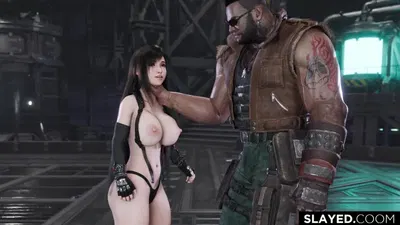 Tifa Self Defence Extended Slayed - hentai porn - Hentai Video