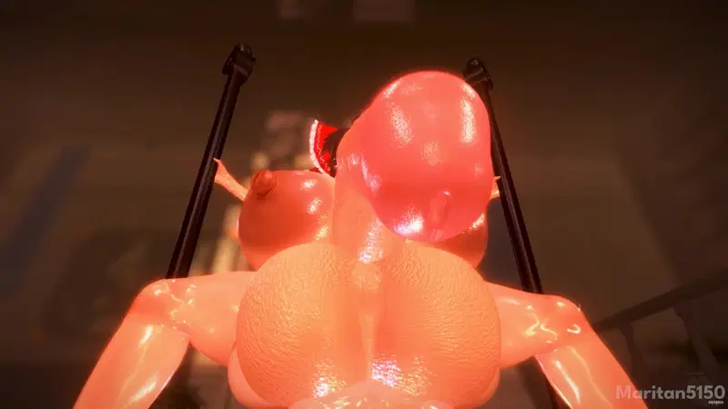 (Touhou) Reimu DOMINATES Remilia under her massive cock❤ (Size Difference)