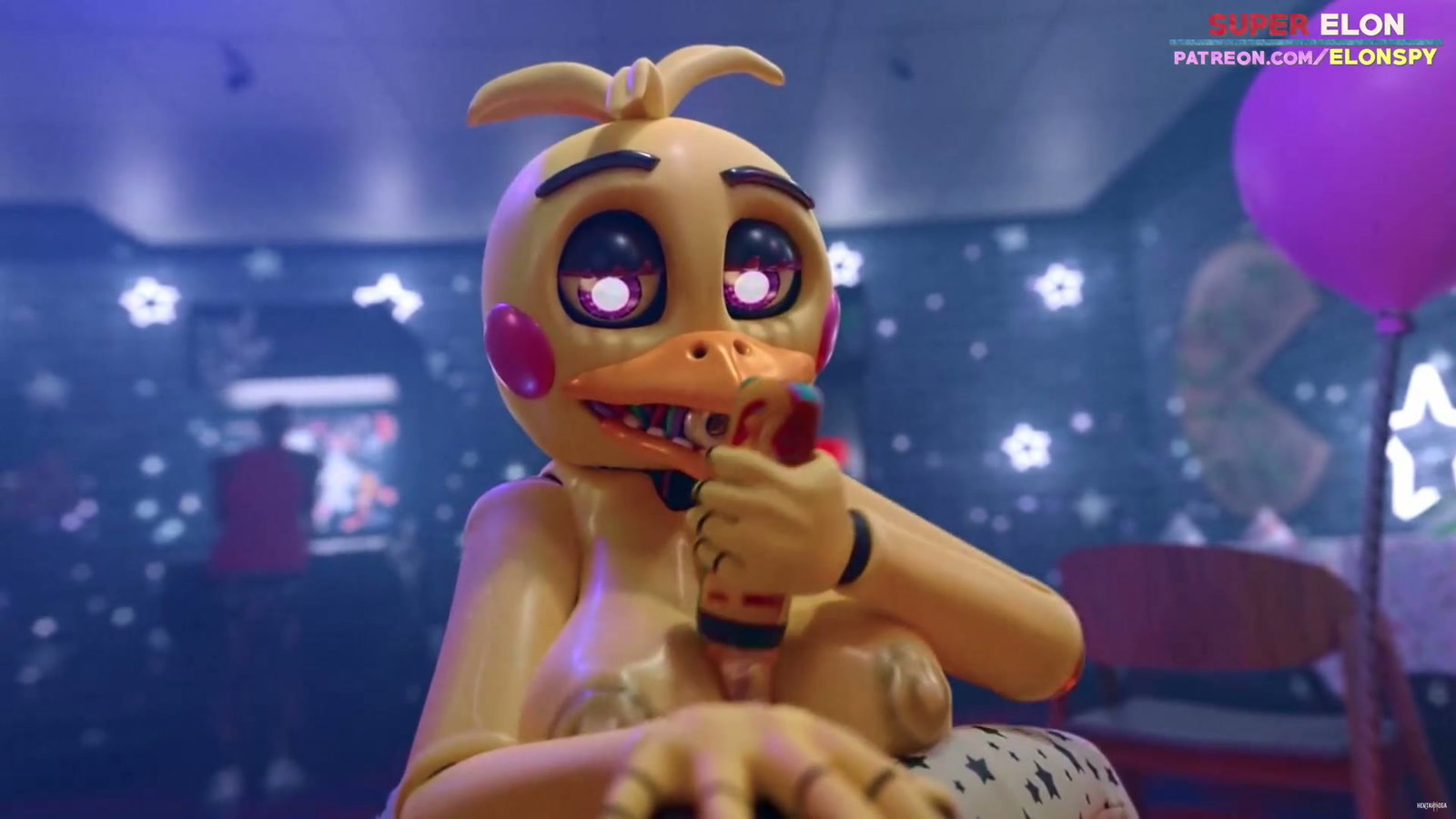Toy Chica: Boquete em POV (Super Elon)