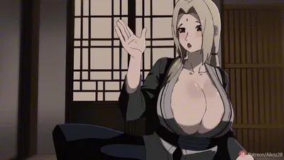 أنيميشن تسونادي سلس بدون بي جي بي أوف - هنتاي بورن - فيديو هنتاي
