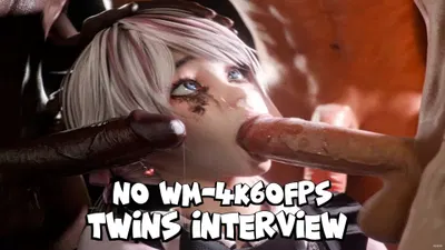Twins Interview (NO WM(4K60FPS) - hentai porn - Hentai Video