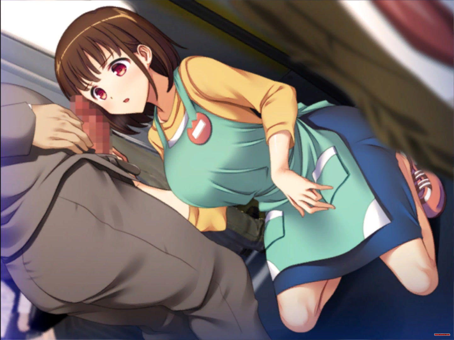 Ugly Bastard Rape Kindergarten Teacher In The Train - hentai porn - Hentai Video