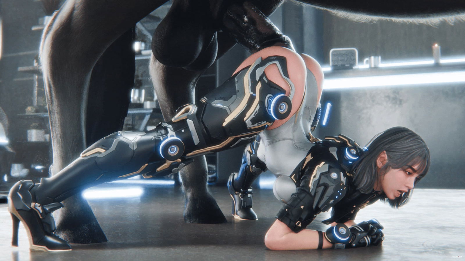 Ultimate bunny fucked by thick horsecock - hentai porn - Hentai Video