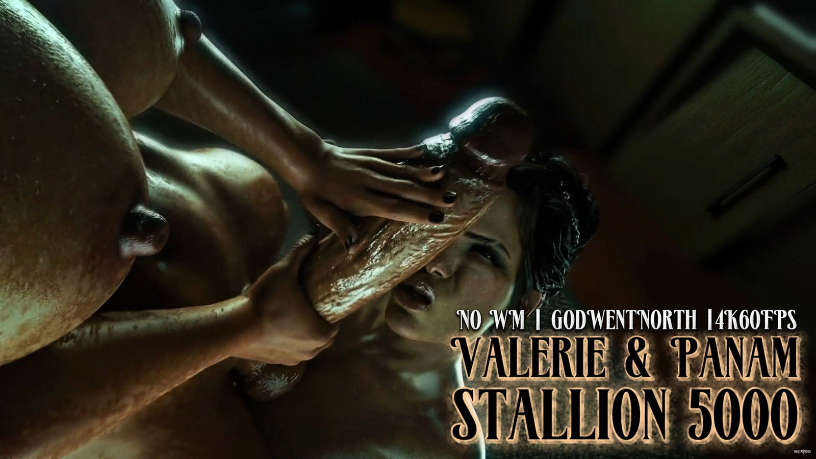 Valerie & Panam - Stallion 5000 (NO WM)(GodWentNorth)(4K60FPS) - hentai porn - Hentai Video