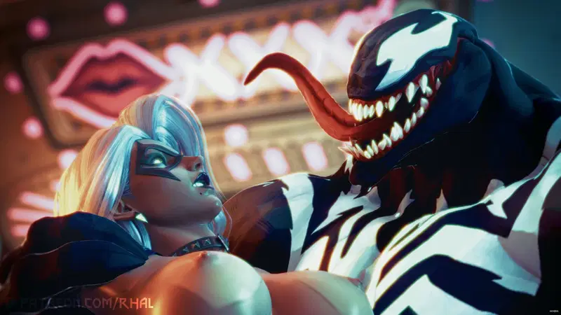 (Venom x Black Cat) Futa version