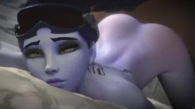 "Widowmaker": الجنس الفموي والشرجي (نسخة "الريح") - هنتاي بورن - فيديو هنتاي