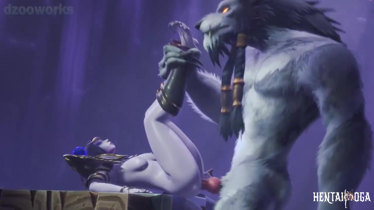 Xal’atath يتم مضاجعتها من قبل Worgen