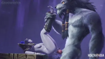 Xal’atath трахается с Worgen - хентай порно - Хентай Видео