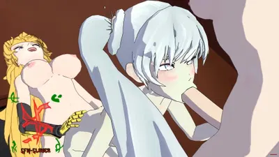 Yang y Rubí x Weiss (SFM-Capa) - hentai porno - Video Hentai