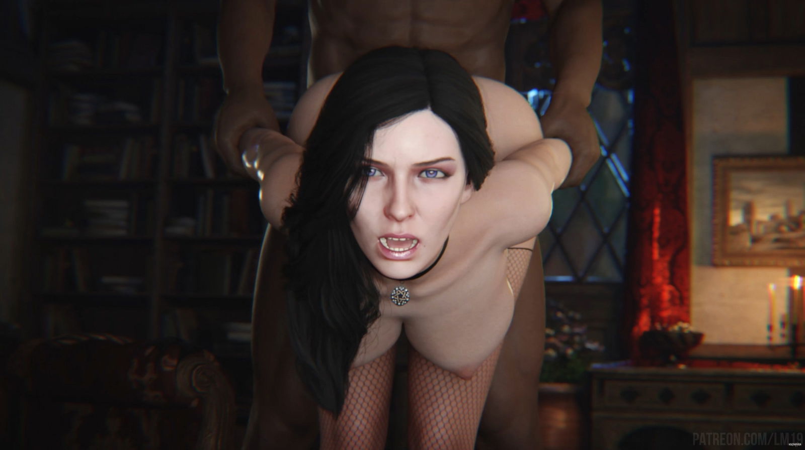 Йеннифер сзади (Blacked) (LM19) (4K60FPS) - хентай порно - Хентай Видео