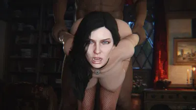 Yennefer From Behind (Blacked)(LM19)(4K60FPS) - hentai porn - Hentai Video