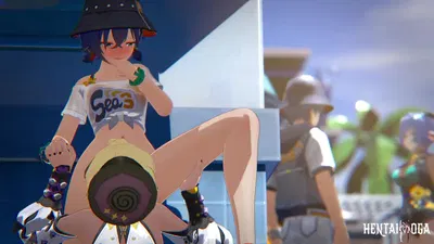 Yidhari comiendo el coño de Belle - hentai porno - Video Hentai