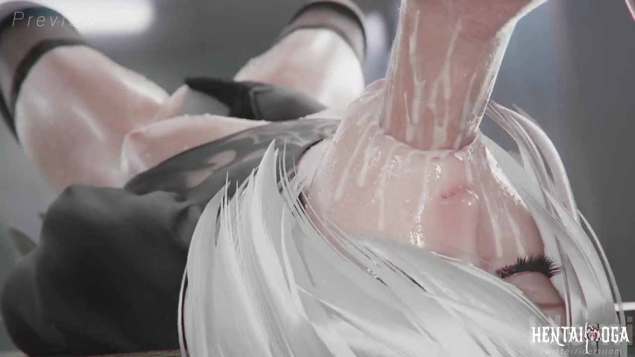 Yorha 2B ممارسة الجنس الفموي بشكل غير دقيق (موسع) - хентай порно - Хентай Видео