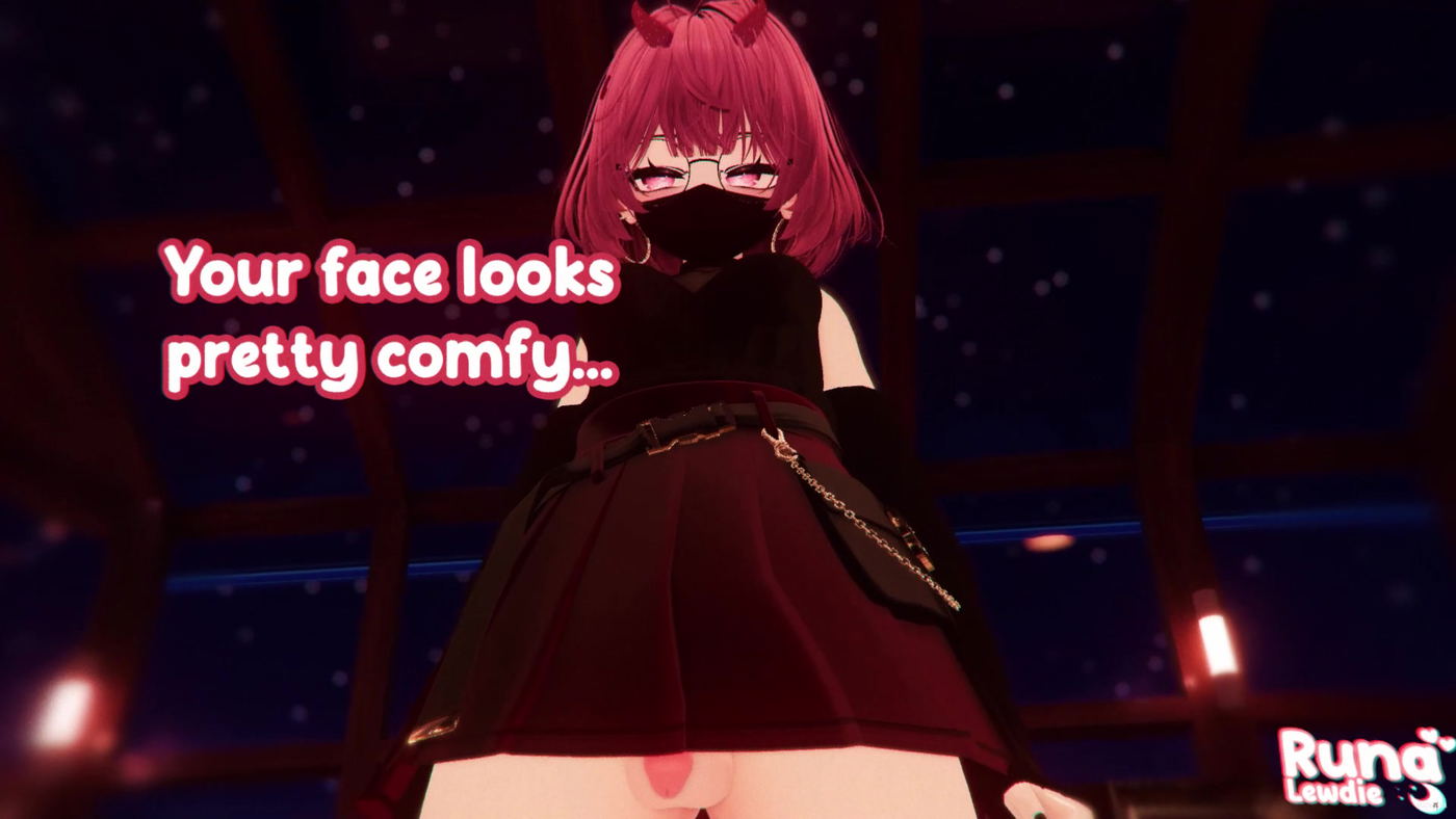 Your face looks comfy ~ | Futa Face Sitting