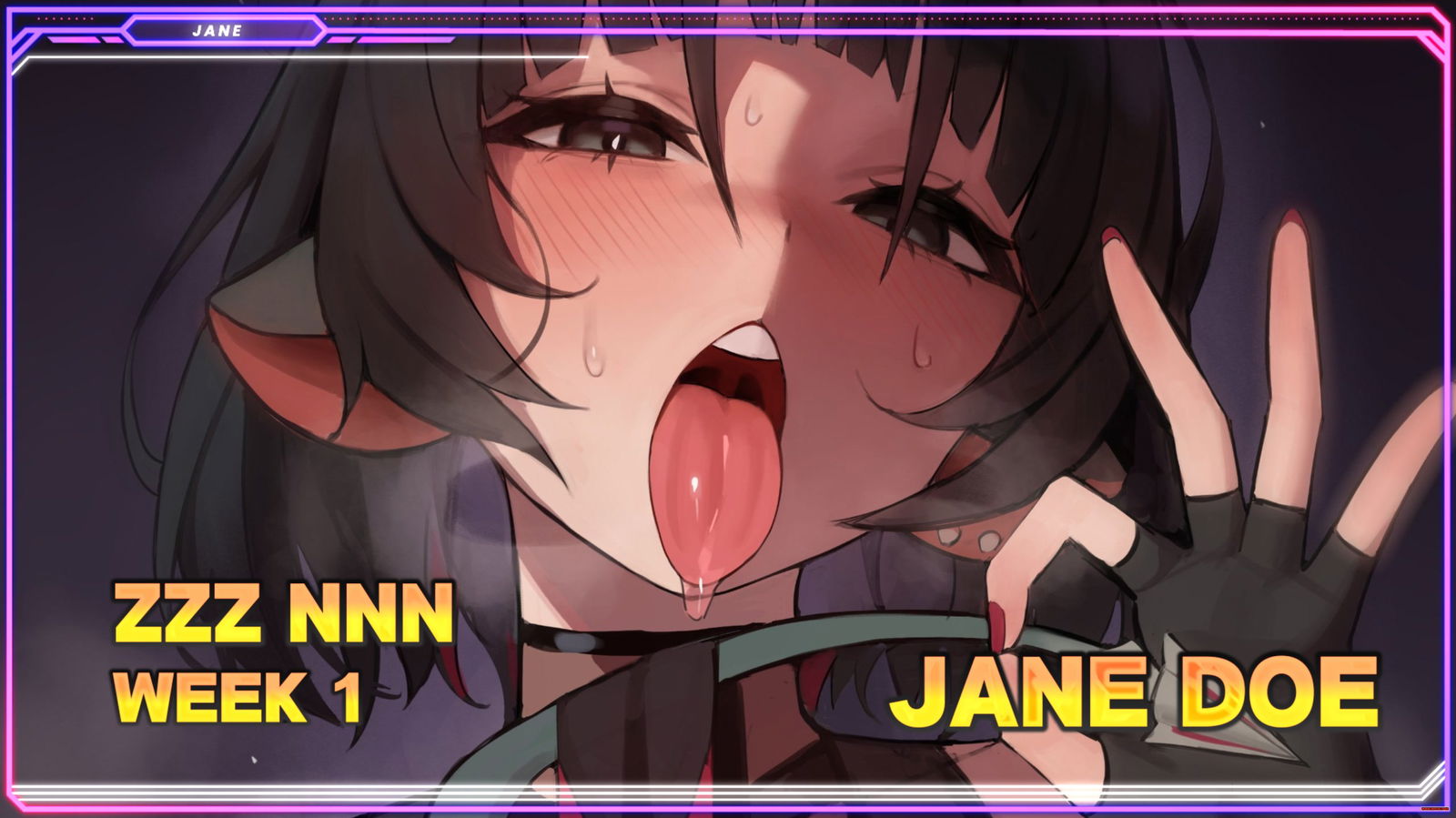 (ZZZ NNN Week 1) Jane Doe (Tease, Humiliation, Femdom, Training, Edging, Denial) - hentai porn - Hentai Video