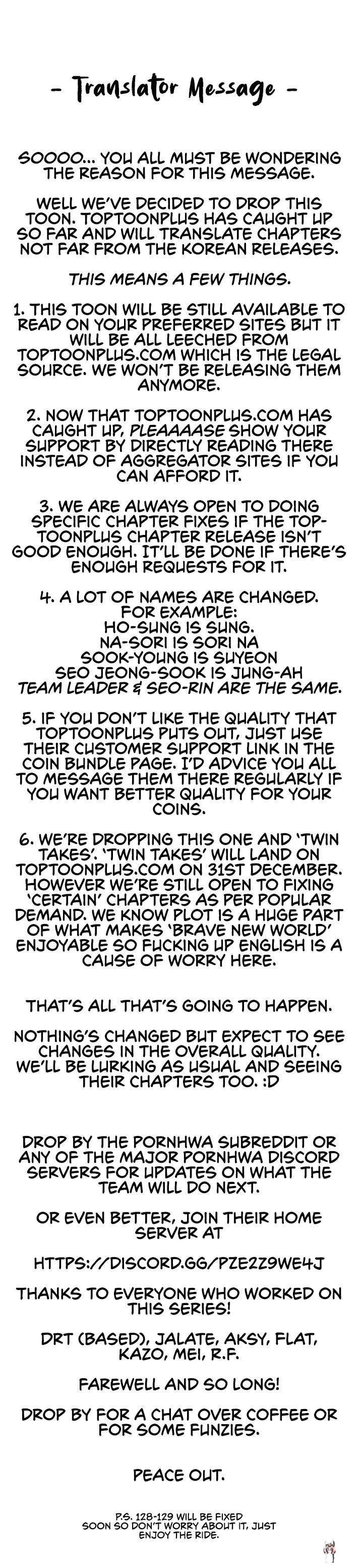 A Wonderful New World A Wonderful New World Chapter 129.5 - Page 1