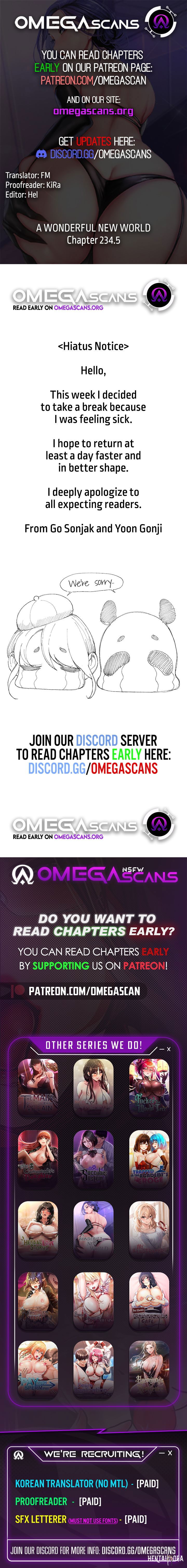 A Wonderful New World A Wonderful New World Chapter 234.5 - Page 1 A Wonderful New World A Wonderful New World Chapter 234.5 - Page 1