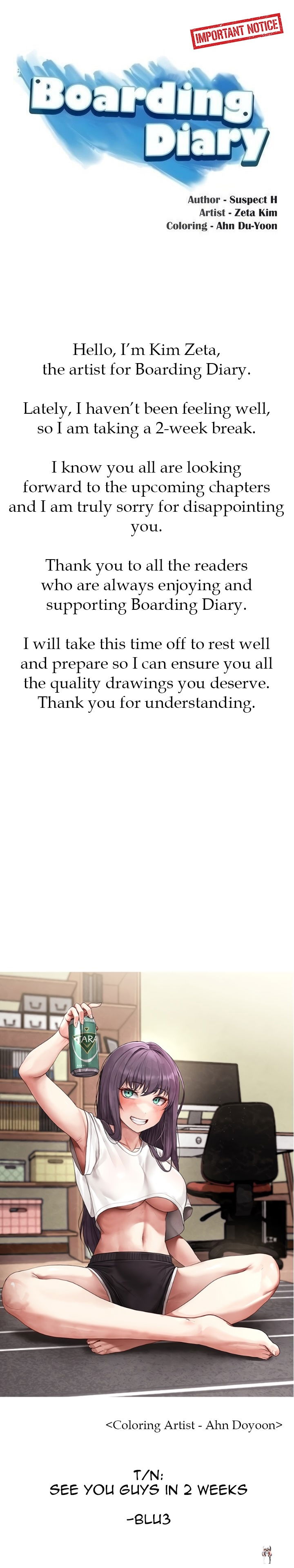 Boarding Diary Boarding Diary Chapter 97.5 - Page 1