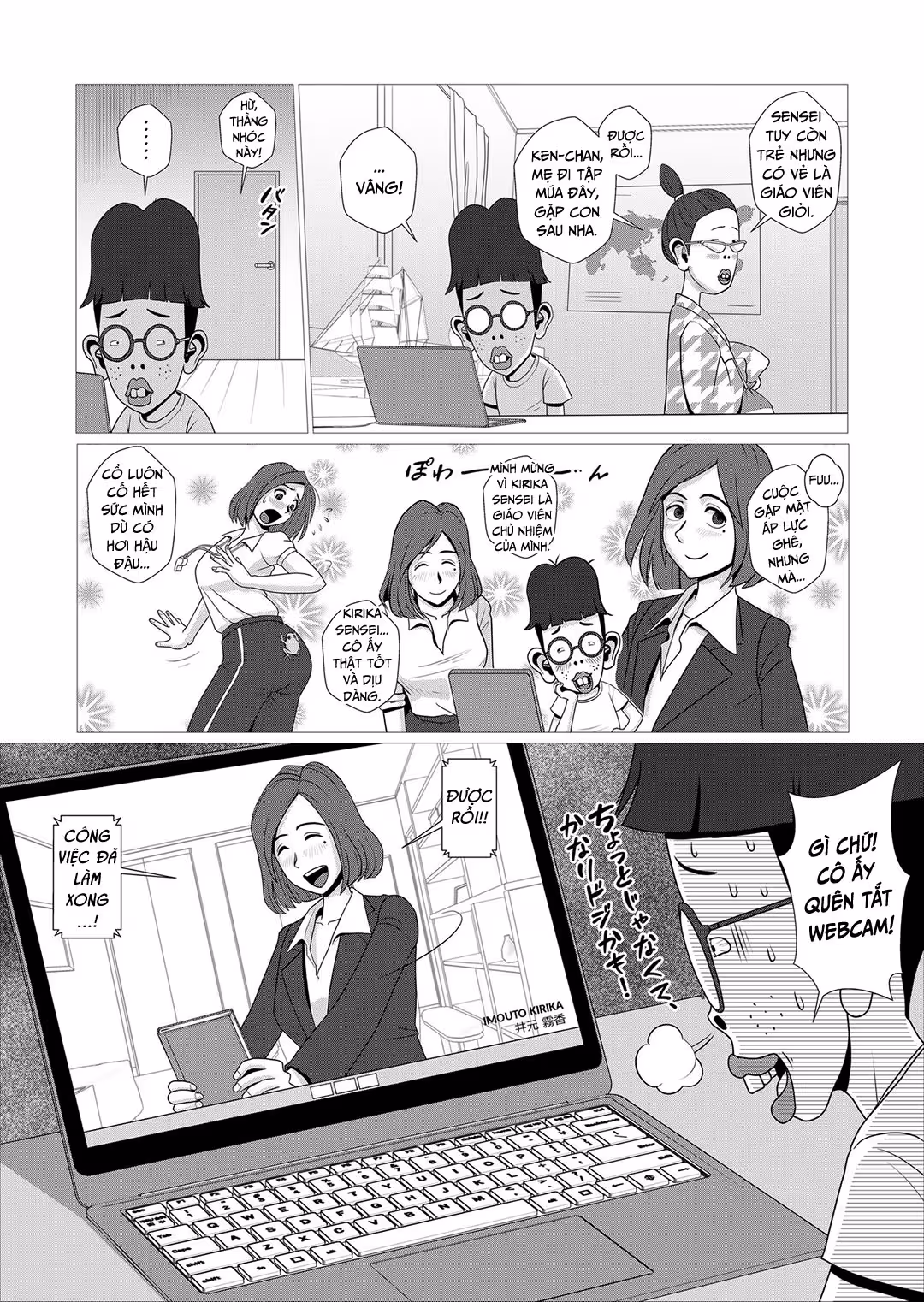 Cô giáo quên tắt webcam Xem chap đầu - Página 3