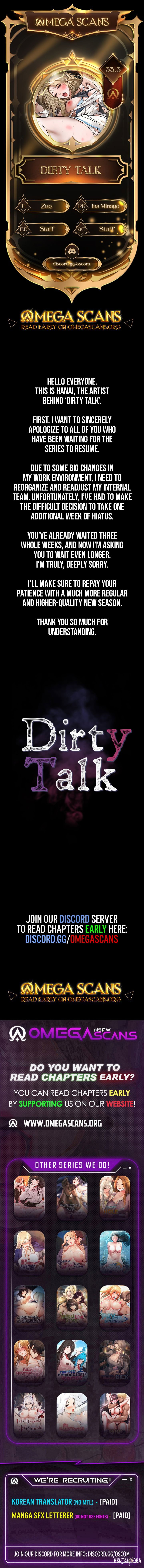 Dirty Talk Dirty Talk Chapter 53.5 - Trang 1