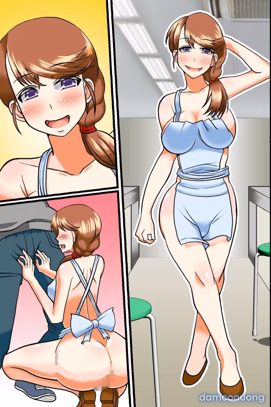 Erotsuma-Tachi Wo Kyousei Hatsujou Oneshot - Page 4