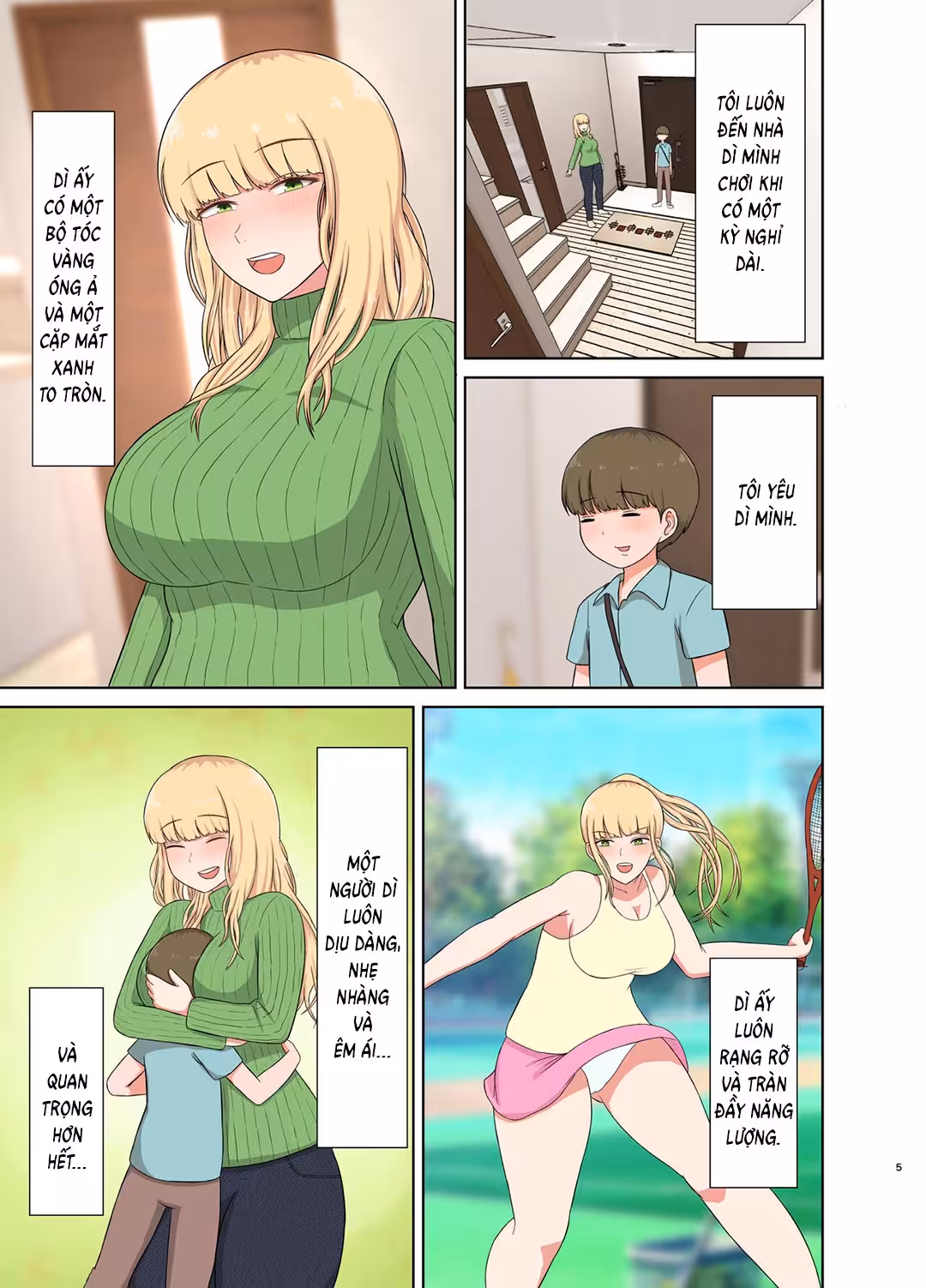 Hấp diêm người dì tóc vàng đang ngủ say Xem chap đầu - Página 4