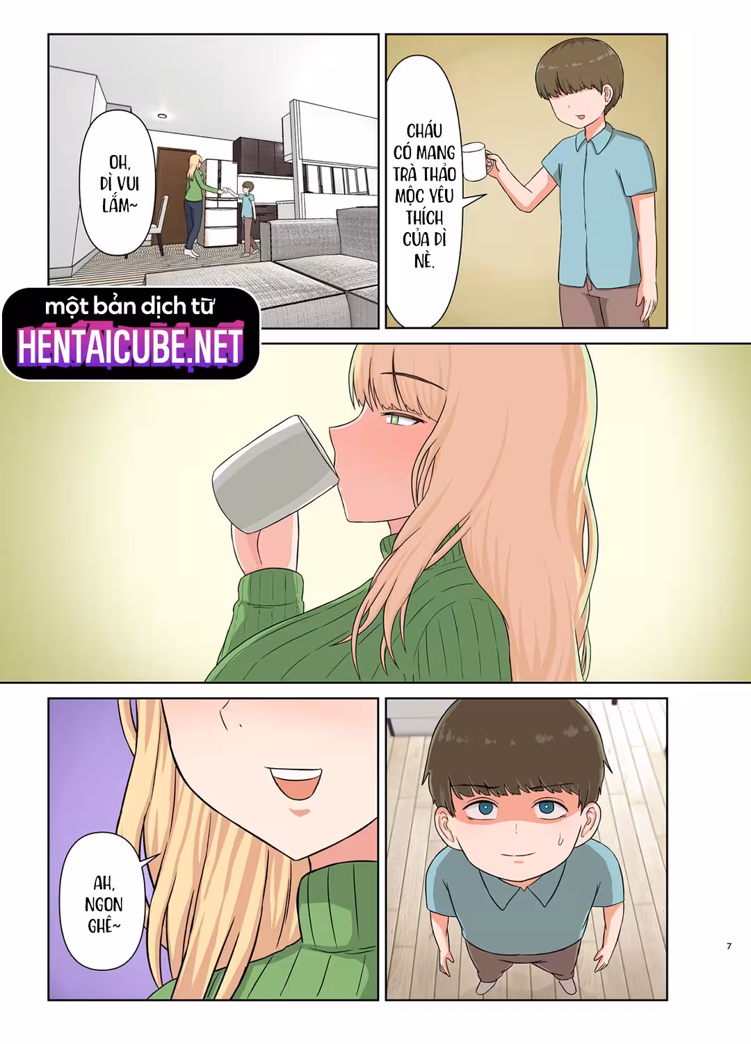 Hấp diêm người dì tóc vàng đang ngủ say Xem chap đầu - Página 6