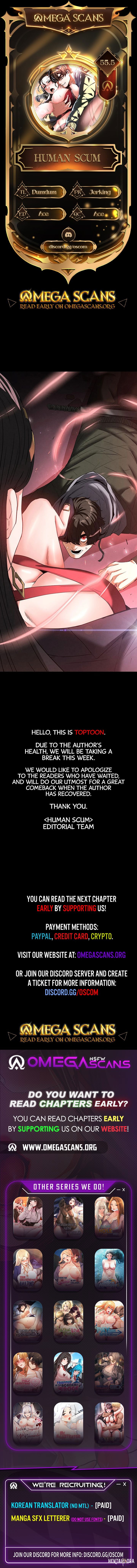 Human Scum Human Scum Chapter 55.5 - Page 1