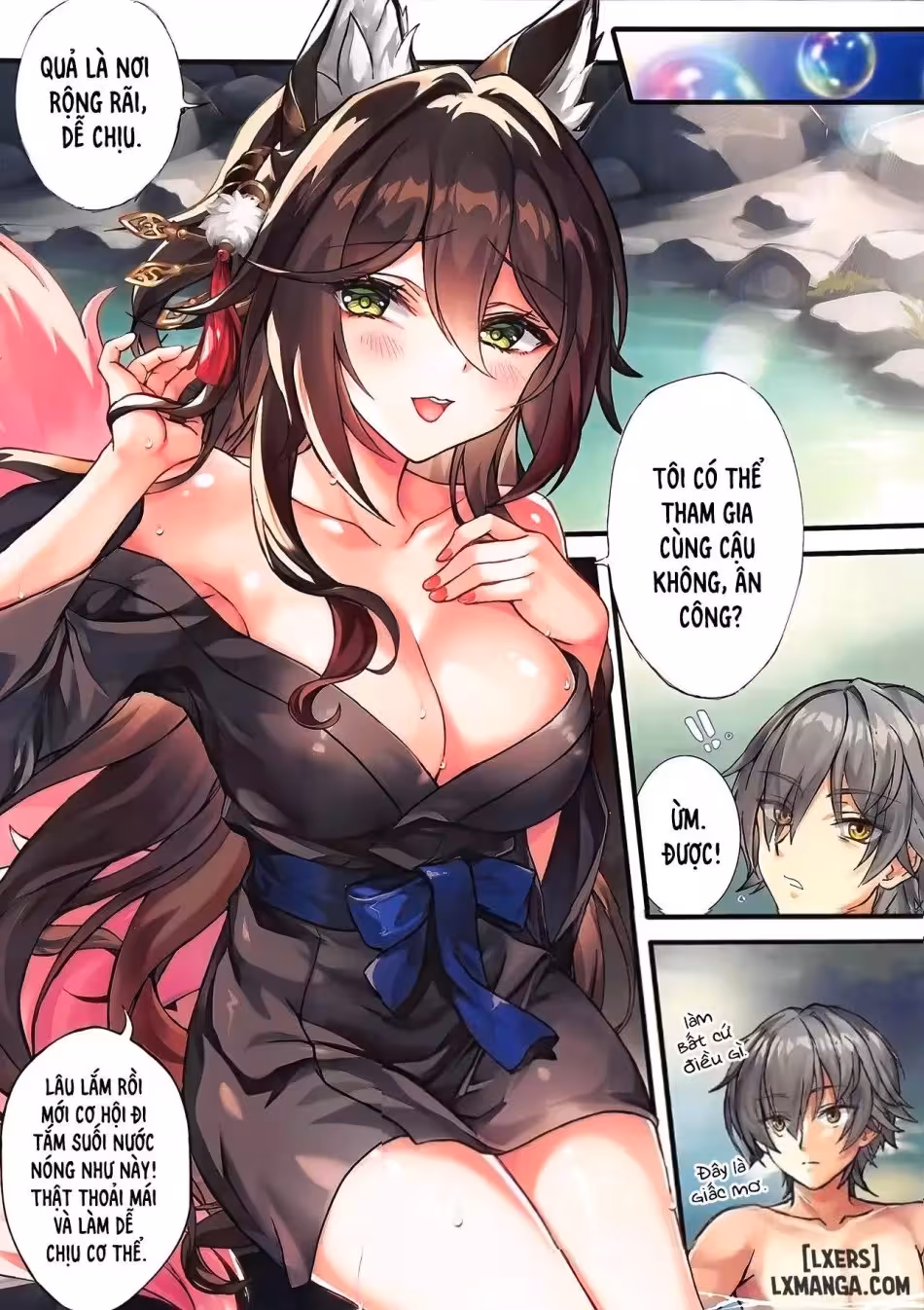 Inna Awa To Amai Yume ~Onsen Hen~ Oneshot - Page 8