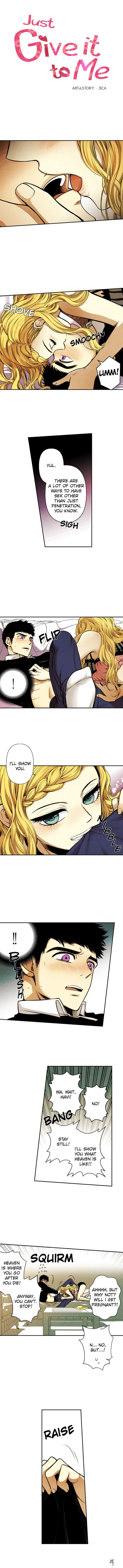 Just Give it to Me Just Give it to Me Chapter 8 - Page 1