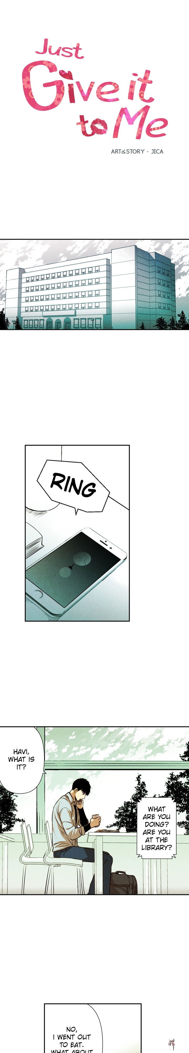 Just Give it to Me Just Give it to Me Chapter 11 - Page 1