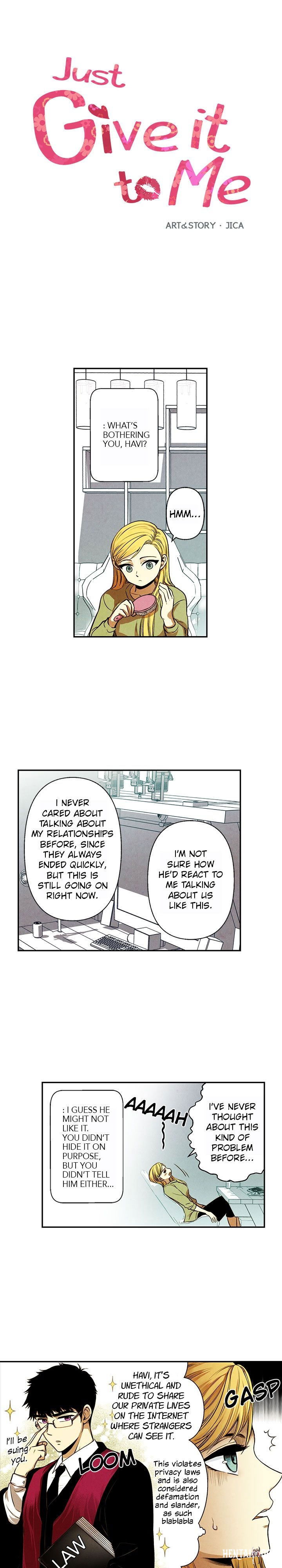 Just Give it to Me Just Give it to Me Chapter 14 - Page 1