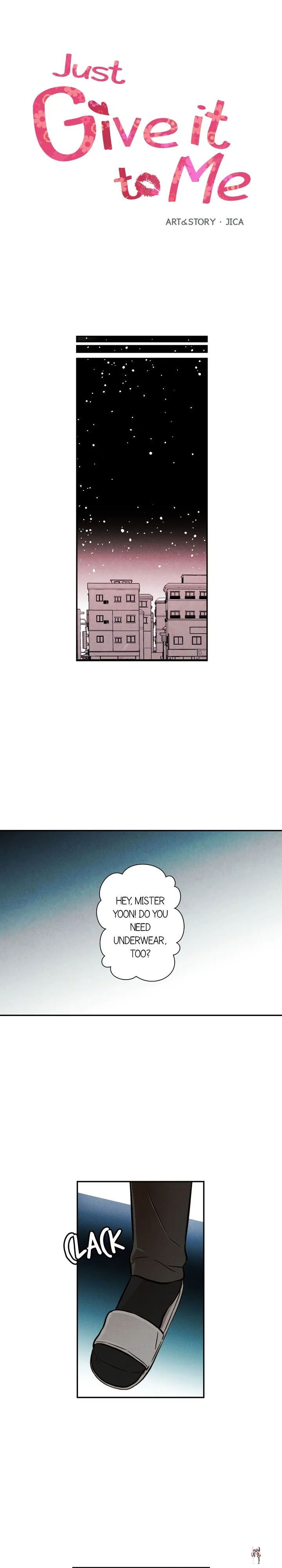 Just Give it to Me Just Give it to Me Chapter 33 - Page 1