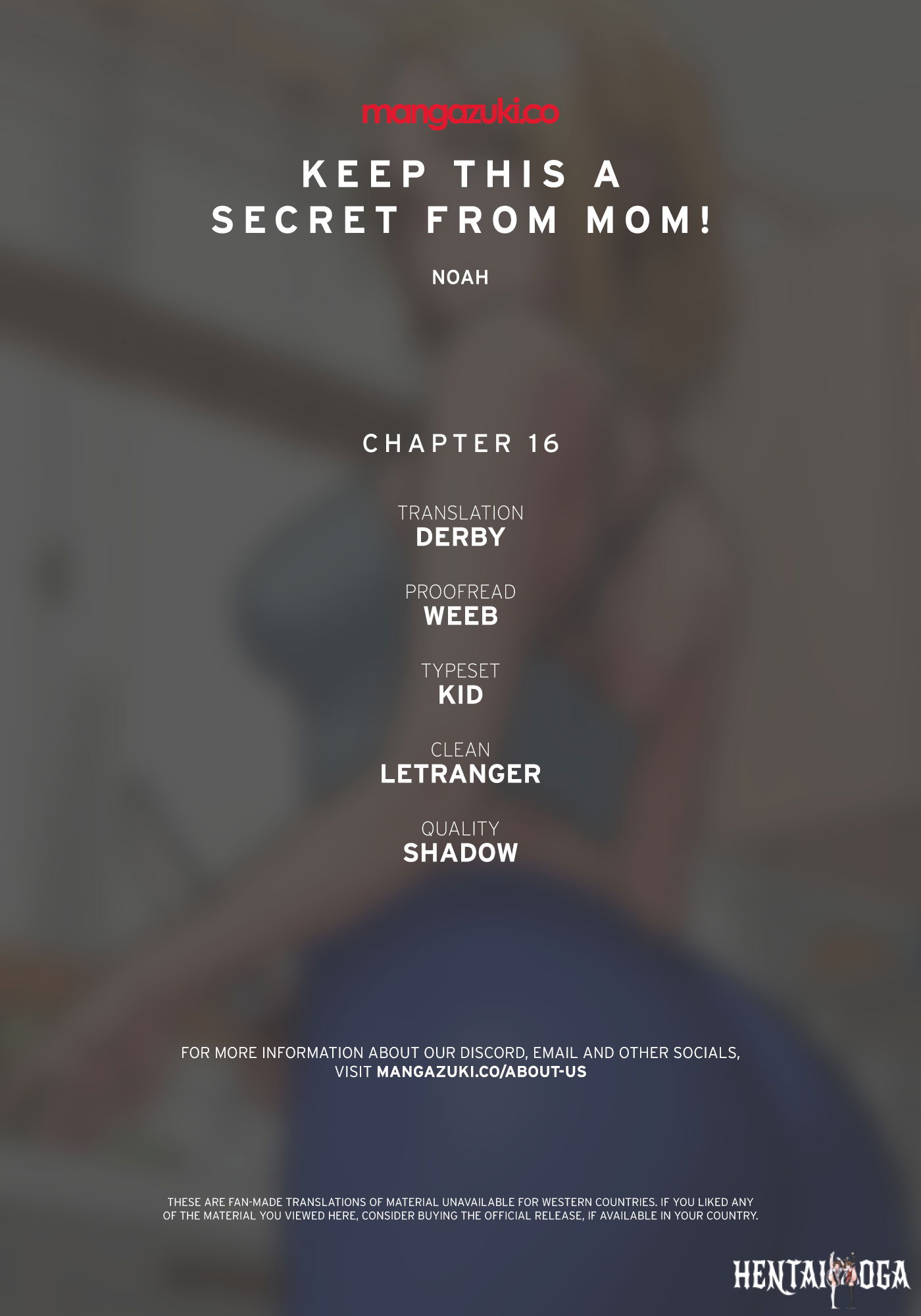 Keep it a secret from your mother! Keep it a secret from your mother! Chapter 16 - Page 1