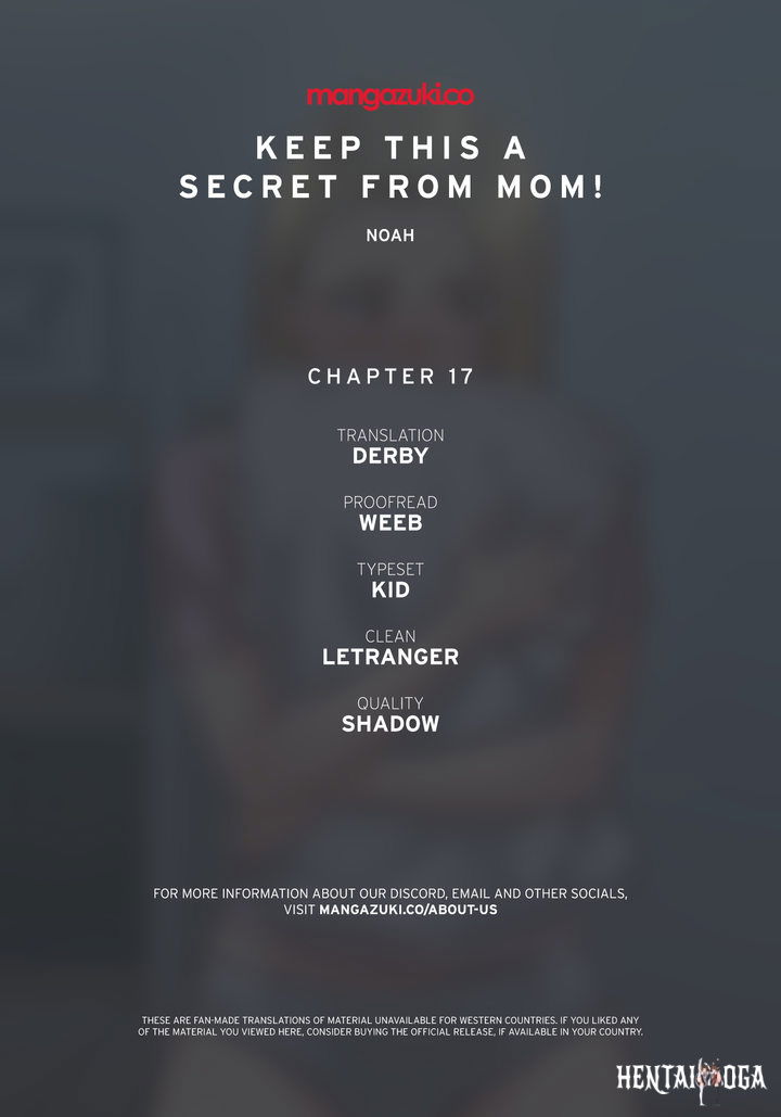 Keep it a secret from your mother! Keep it a secret from your mother! Chapter 17 - Page 1