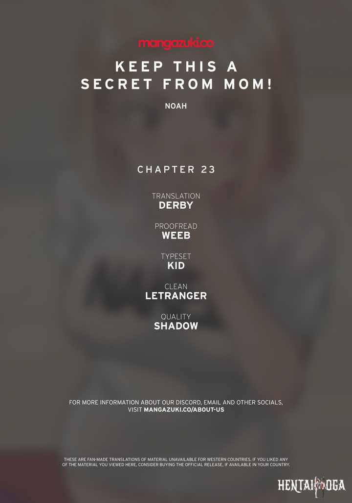 Keep it a secret from your mother! Keep it a secret from your mother! Chapter 23 - Page 1