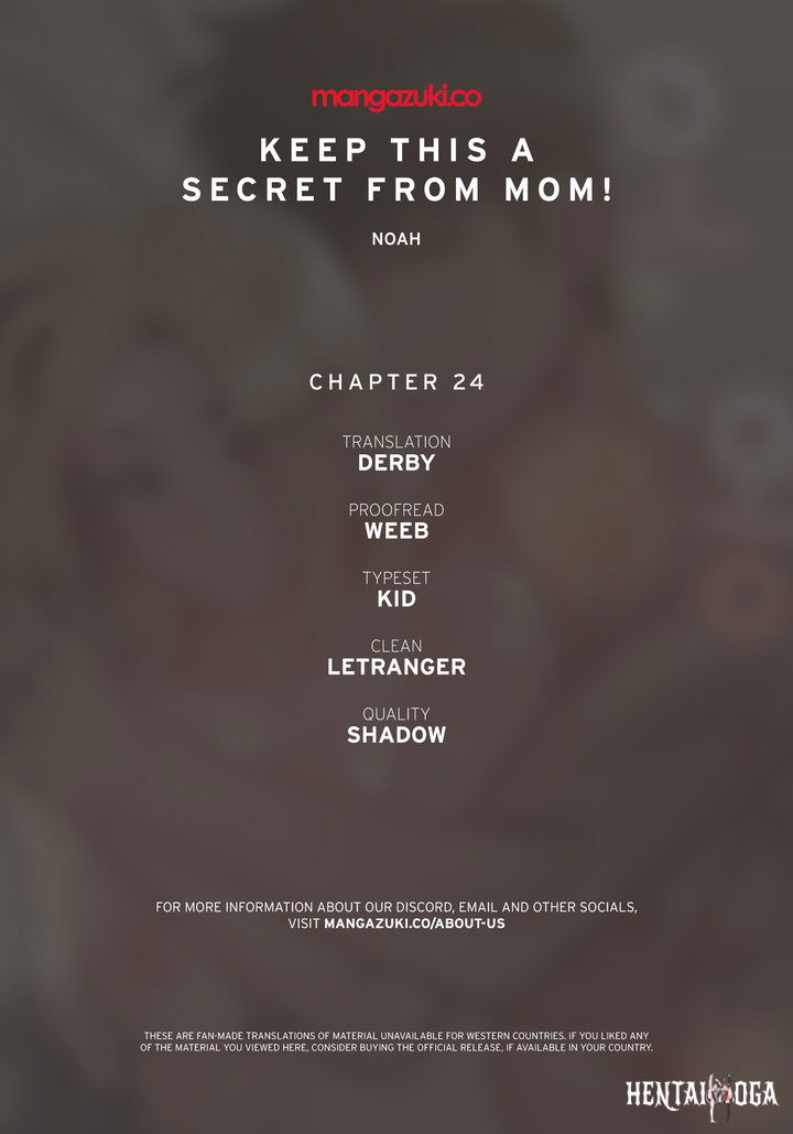 Keep it a secret from your mother! Keep it a secret from your mother! Chapter 24 - Page 1
