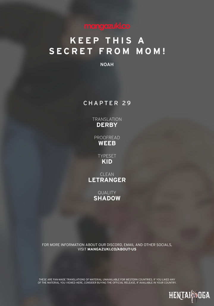 Keep it a secret from your mother! Keep it a secret from your mother! Chapter 29 - Page 1