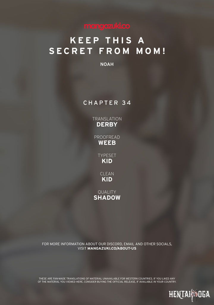 Keep it a secret from your mother! Keep it a secret from your mother! Chapter 34 - Page 1